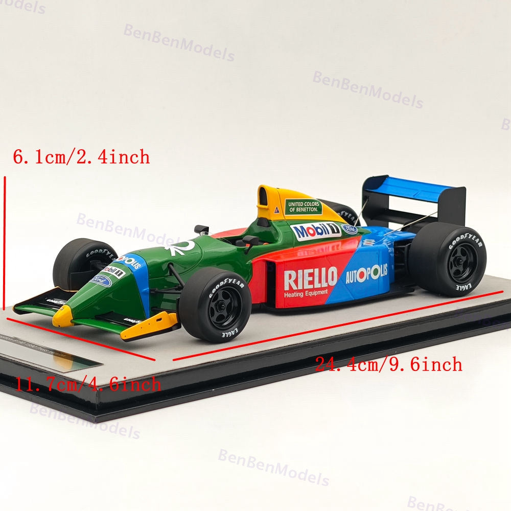 1/18 Tecnomodel BENETTON F1 B190 TM18-226A PRESS VERSION 1990 #0 LE of 30