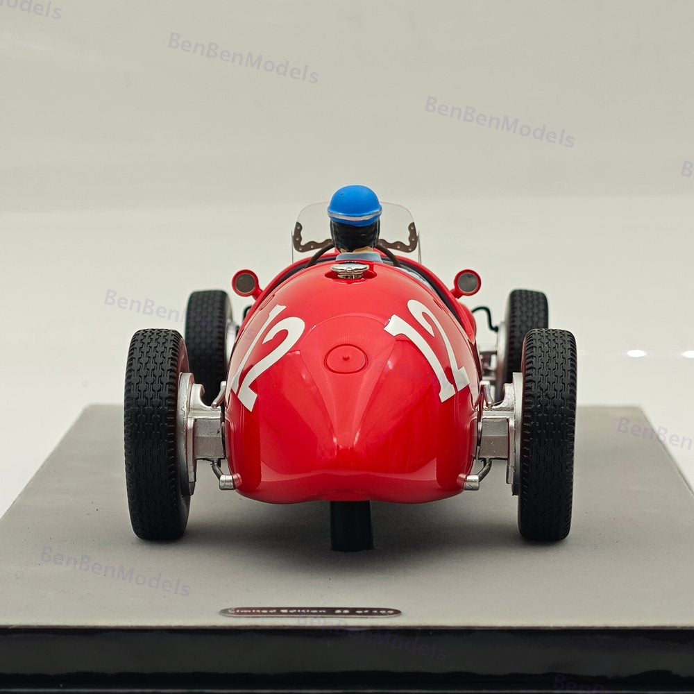 Tecno 1/18 Ferrari 500 F2 Winner Gp Monza 1952 A.Ascari #12 TMD18-66A Ltd 100 Pc