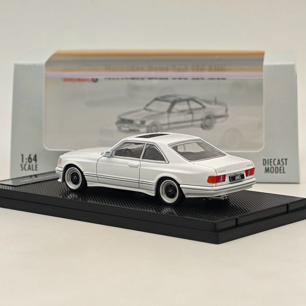 RHINO MODEL RM 1:64 Mercedes-Benz 560 SEC AMG Diecast Toys Car Collection Gifts Limited