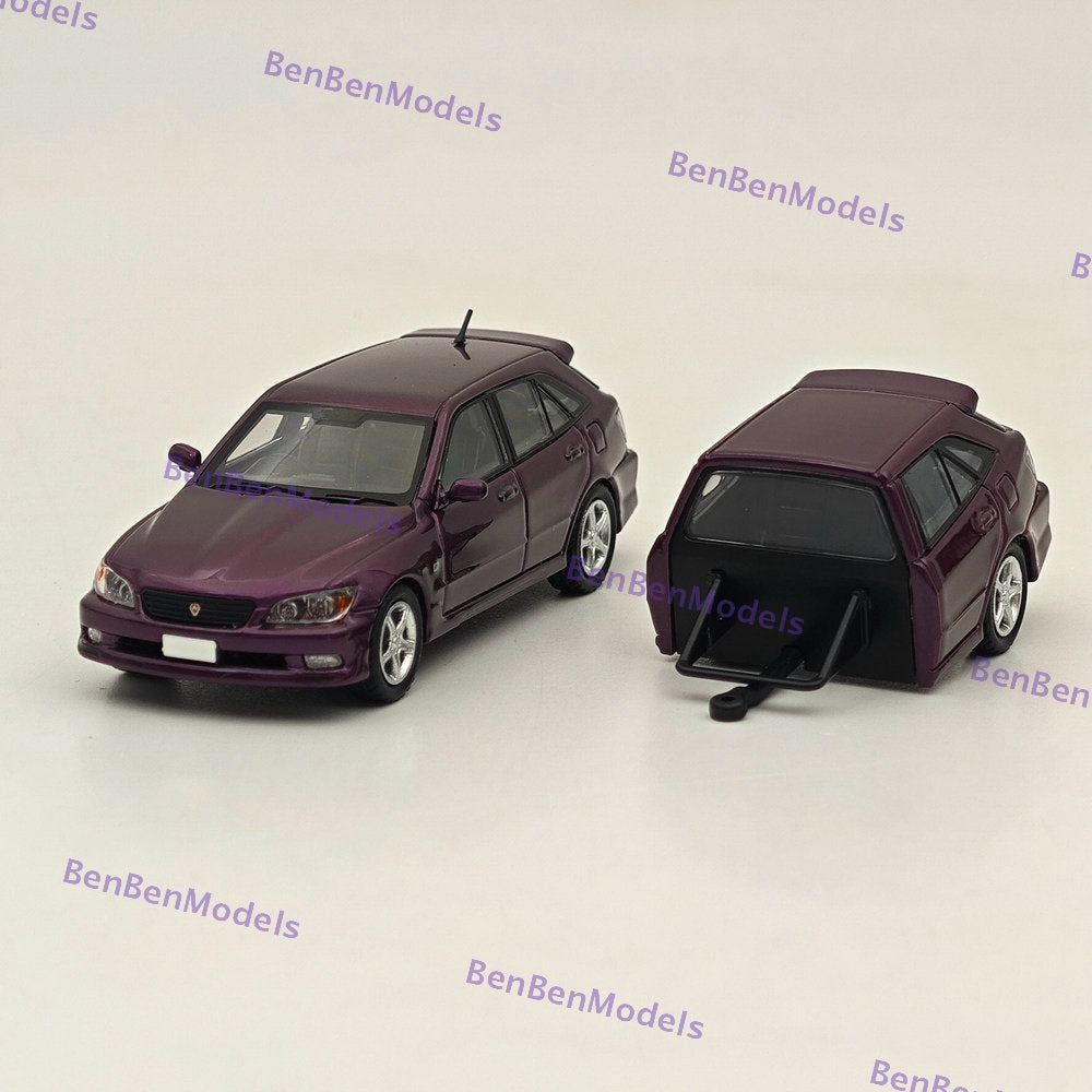 Mortal Masterpiece 2025 HEC Beijing Auto Model Expo Official 1:64 Diecast Toyota Altezza Gita Lexus IS200 Comes with trailer