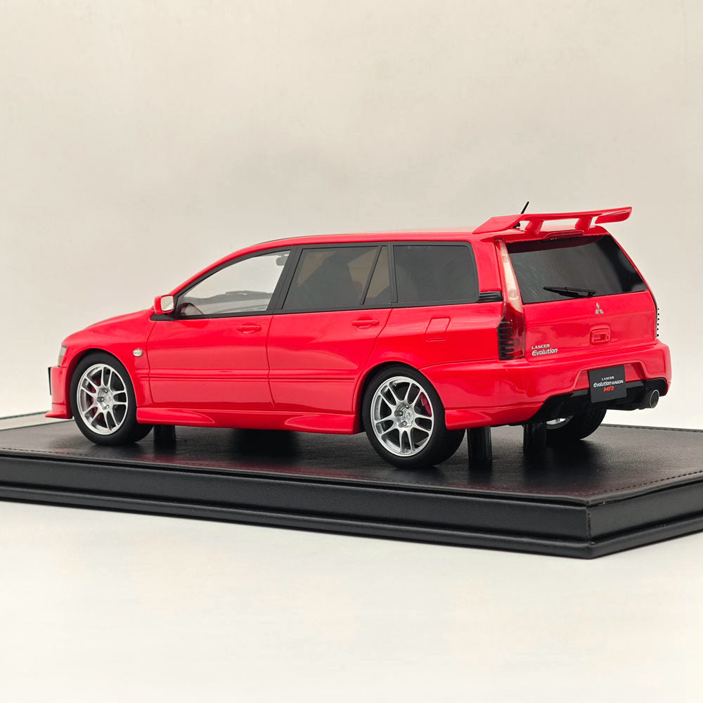 ENGUP 1:18 MITSUBISHI LANCER EVOLUTION IX WAGON MR Resin Model Car Limited Collection Auto Gift Red