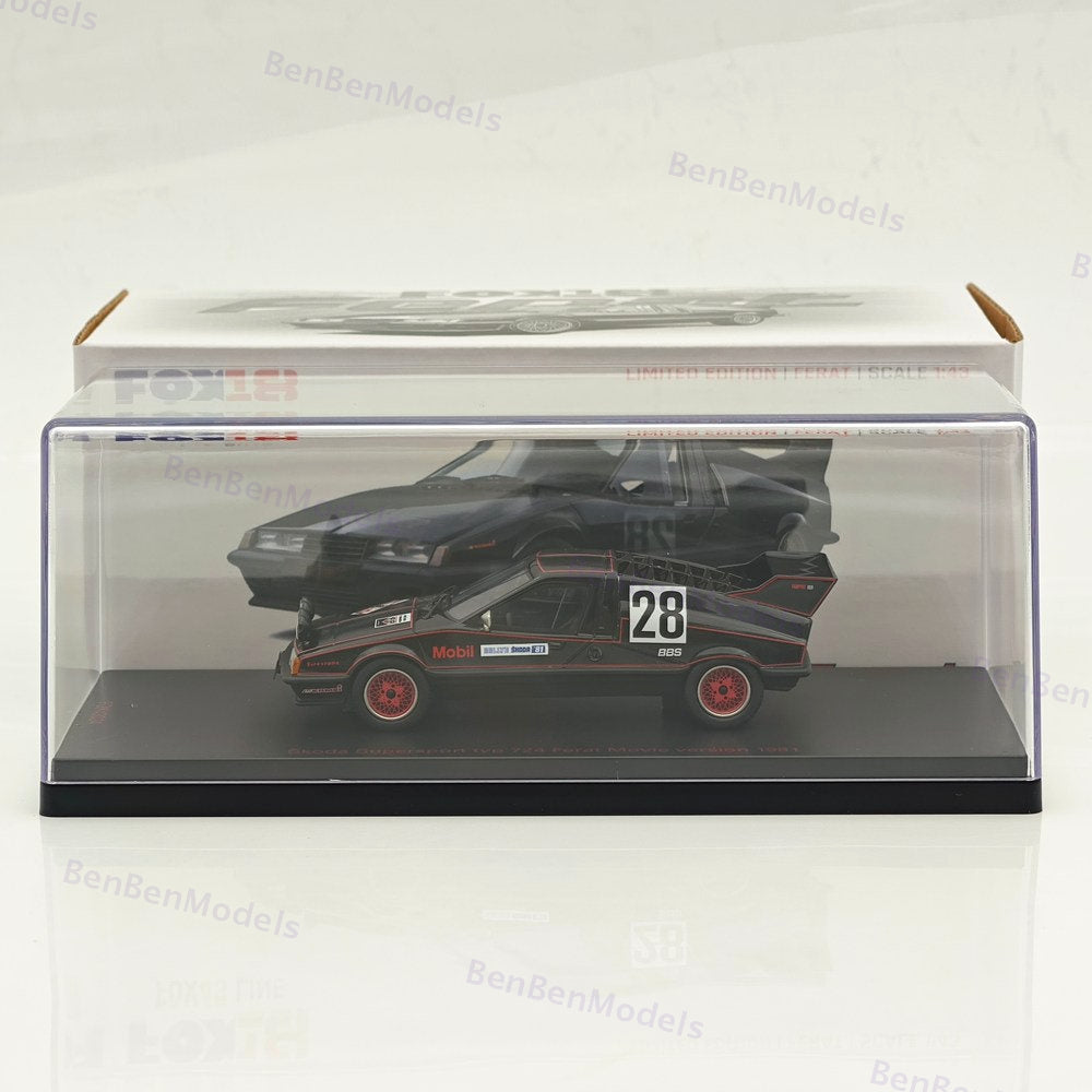 1:43 FOX18 Škoda Supersport typ 724 Ferat Movie version #28 1981 Limited Edition