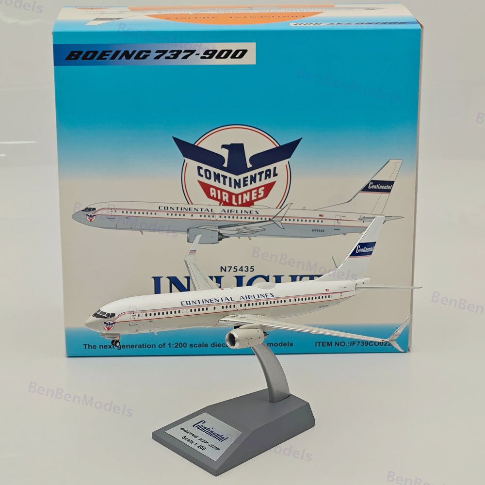 Continental Airlines Boeing 737-900 / N75435 / IF739CO0224 / 1:200 /INFLIGHT 200