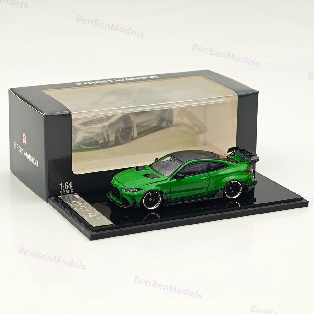 1:64 SW BMW M4 G82 Green Sports Diecast Models Car Limited Collection Gift