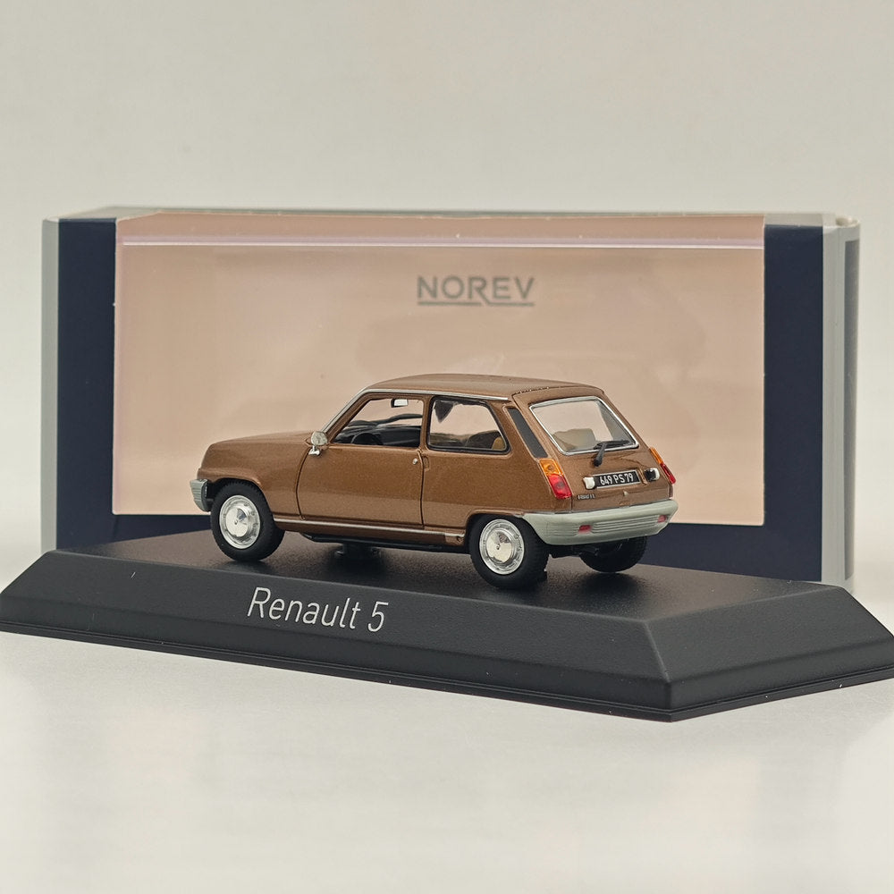 1/43 Norev Renault 5 TL 1974 Brown metallic Diecast Model Car Limited Collection