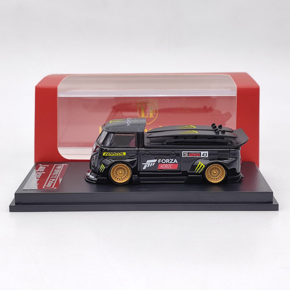 LF 1:64 VW RWB T1 Pickup Diecast Toys Car Models Miniature Vehicle Hobby Collectible Gifts