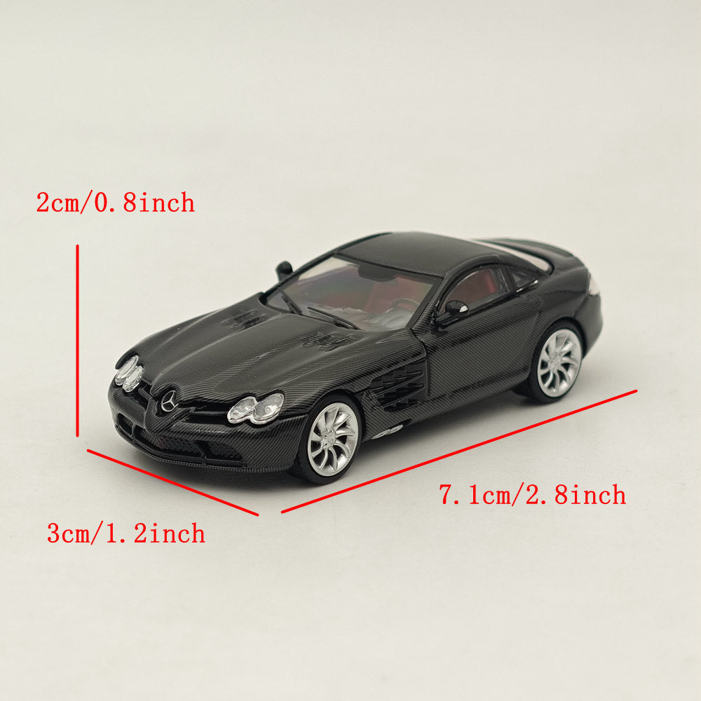 Modèle réduit de voiture moulé sous pression Mercedes Benz McLaren SLR Black LEGEND SERIES VHTF 1/64 Stance Hunters