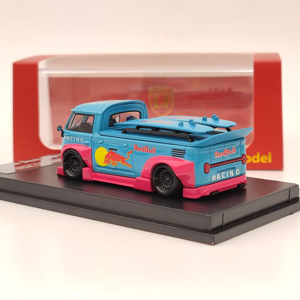 LF 1:64 VW RWB T1 Pickup Diecast Toys Car Models Miniature Vehicle Hobby Collectible Gifts