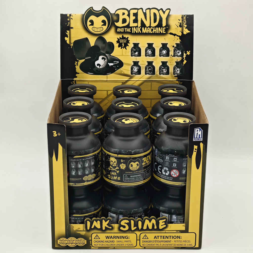 Bocal aveugle assorti de Bendy et de la machine à encre avec tête de figurine mystérieuse