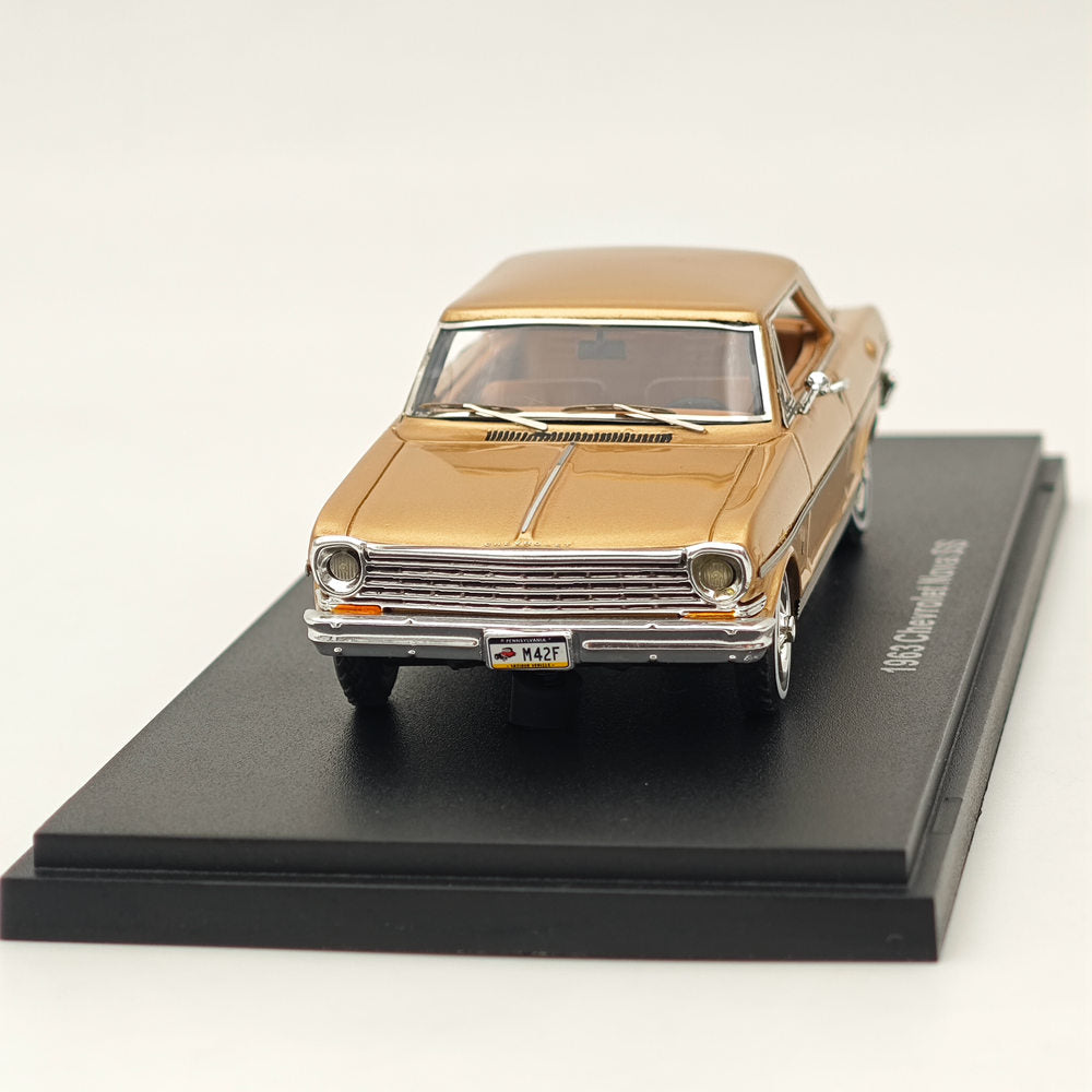 NEO 1/43 1963 Chevrolet Nova SS Gold Resin Models Car Colllection