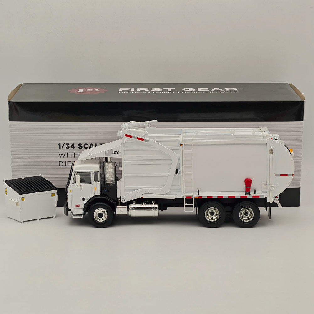FIRST GEAR 1/34 PETERBILT MODEL 520 WITH WITTKE FRONT END LOAD REFUSE TRUCK 10-4193 DIECAST METAL REPLICA Collection