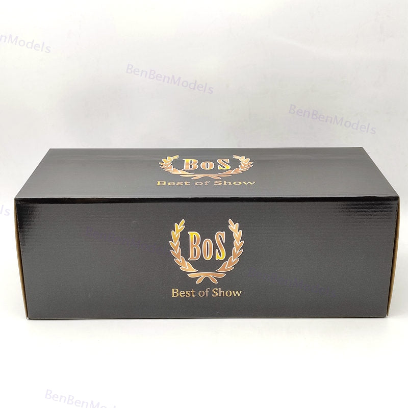 BOS 1:18 Cadillac Eldorado Coupe Blue 1976 BOS328 Resin Model Limited Collection