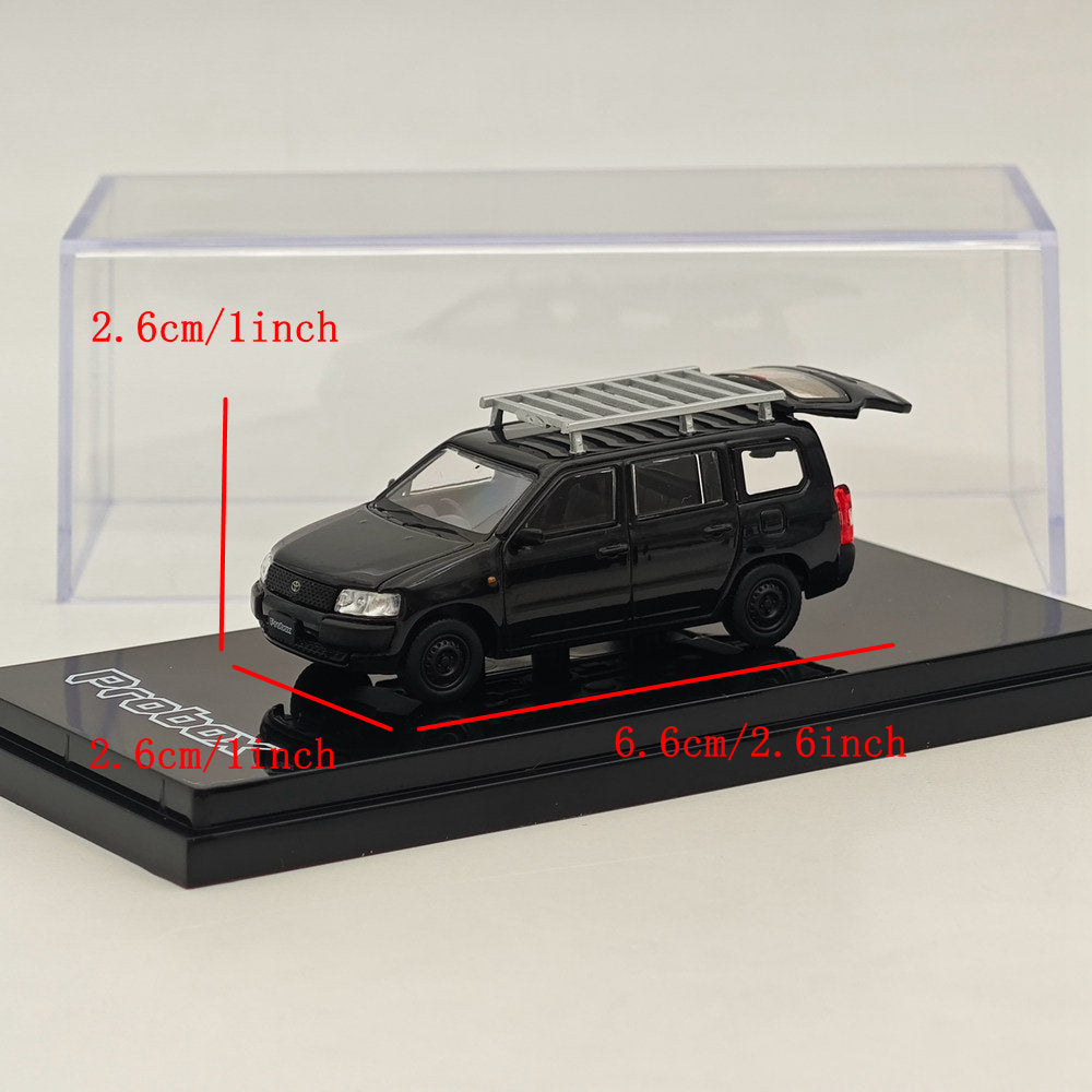 1/64 Hobby Japan Toyota PROBOX Customized ver. w/ROOF CARRIER Black HJ642062BK