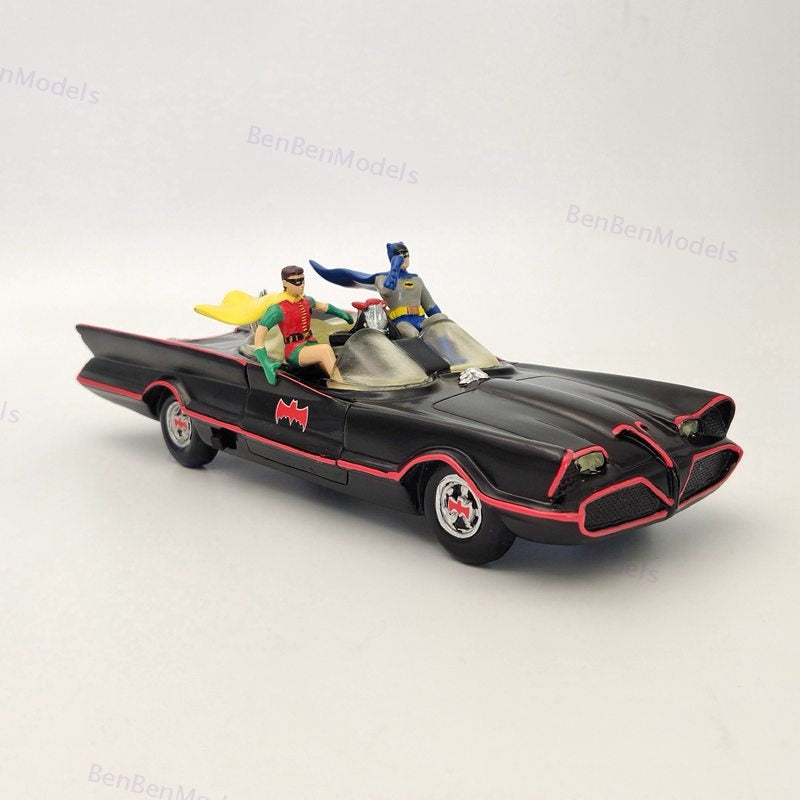 BATMAN TV Series BATMOBILE Sculpture With Lights And Music By Bradford Exchange