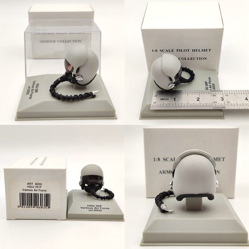1/8 CDC Armour/Franklin Mint Pilot Helmet HGU 26P/33P/55P/MK 10/Gueneau 316/APH 6B Diecast Model Collection Used
