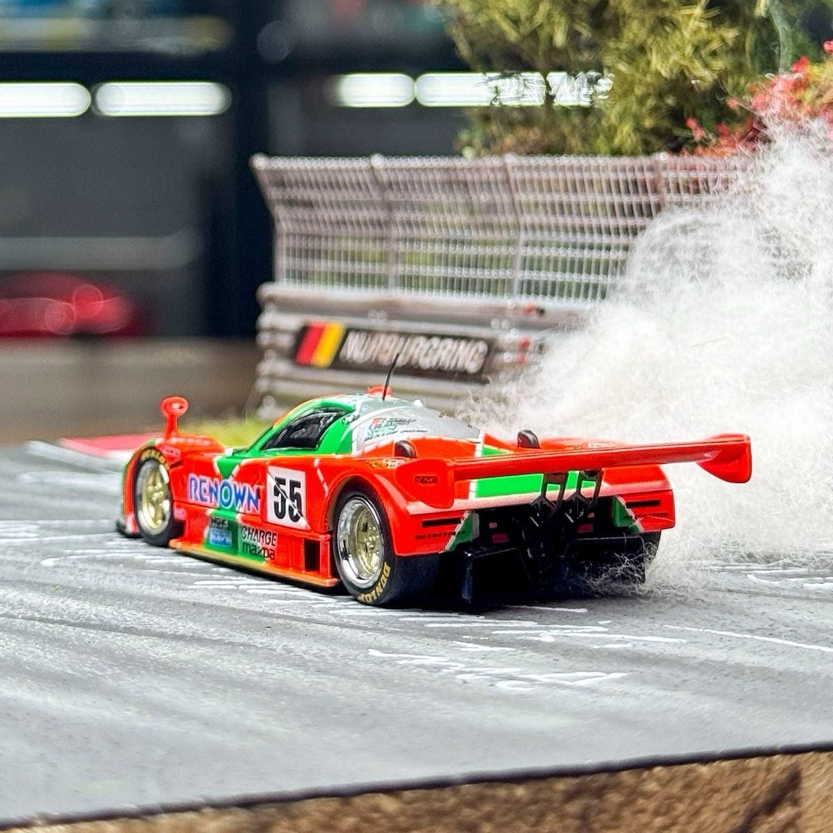 MH 1:64 Mazda 787B Le Mans Winner Diecast Model Front/Rear Removable Collectible