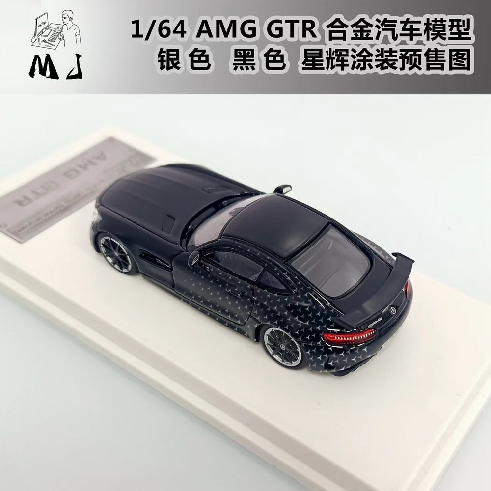 LMLF 1:64 Mercedes Benz AMG GTR Starlight Miniature Hobby Gifts Jouets moulés sous pression Collection de modèles de voitures