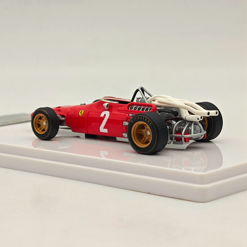 1/43 Tecnomodel Ferrari 312 F1-67 1967 #2 ltaly GP "Chris Amon" Red Resin Model