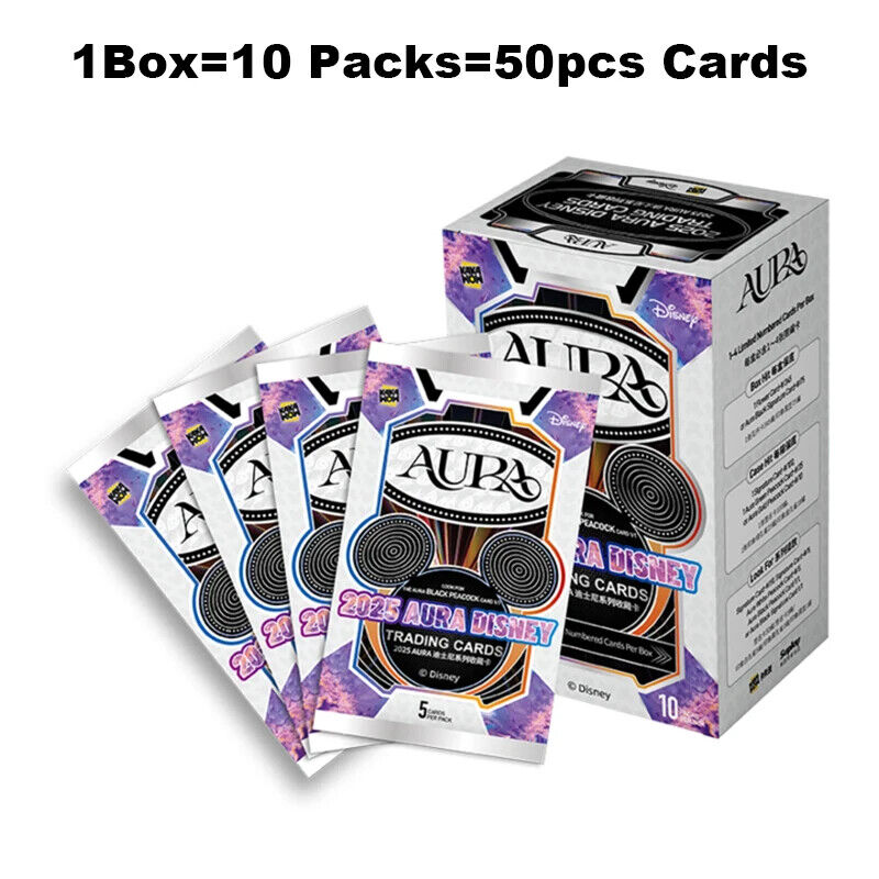 Original KAKAWOW 2025 AURA Disney Trading Cards AURA SERIES NEWY LAUNCHED Card