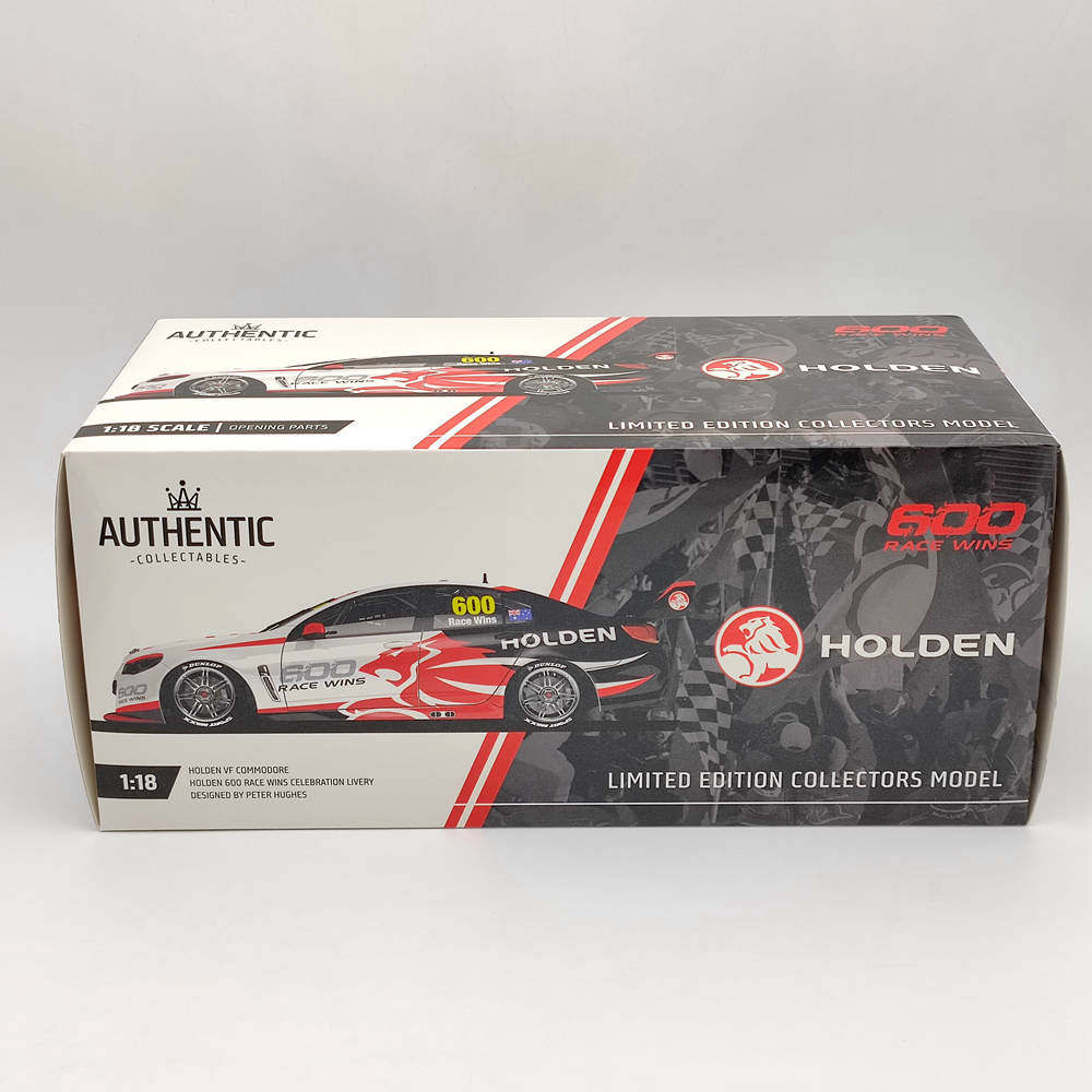 1/18 Authentique HOLDEN VF COMMODORE 600 RACE WINS CONÇU PAR PETER HUGHES Jouets Voiture Cadeau