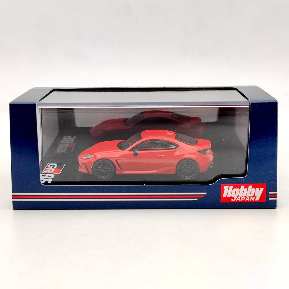 Hobby Japan 1/64 TOYOTA GR86 RZ 3BA-ZN8 RED HJ641048AR Diecast Model Car Collection Auto Toys Gifts(Ships from the United States)