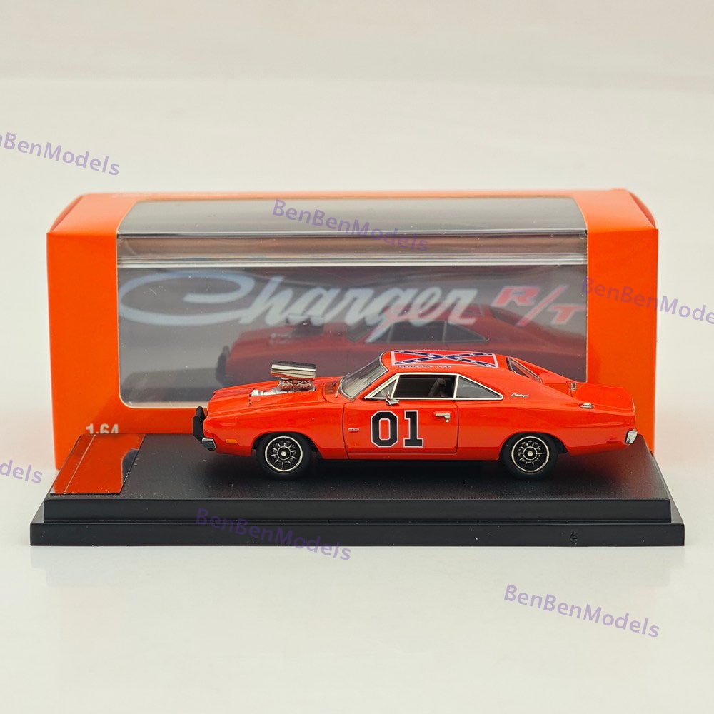 Mini Forge 1:64 1969 Dodge Charger R/T General Lee Red Diecast