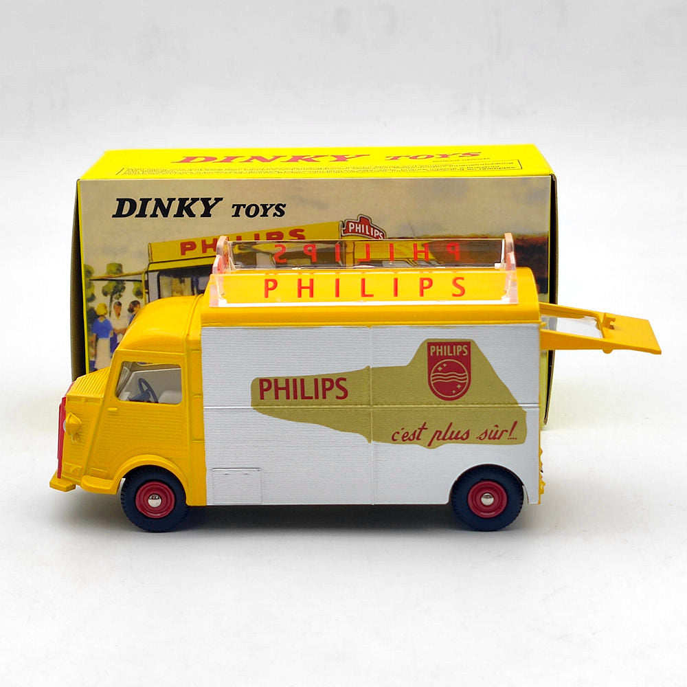 Atlas 1:43 DINKY TOYS 587 Camionnette CITROEN 1200K PHILIPS Diecast Car Models Collection Auto Gift In Stock - US