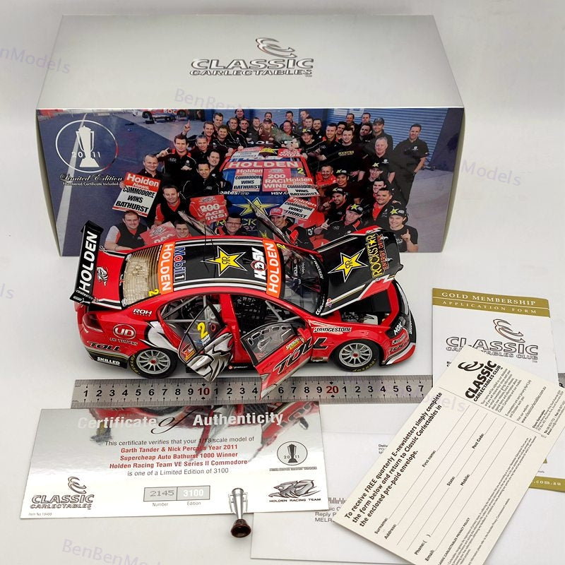 1:18Classic HRT Bathurst winner 2011 Holden VE Commodore Nick Percat & Garth #2