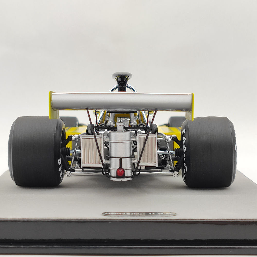 1/18 Tecno March Ford 731 NQ GP de Suède 1973 n° 27 Reine Wisell's TM18-289C Modèle réduit de voiture en résine jaune Collection limitée