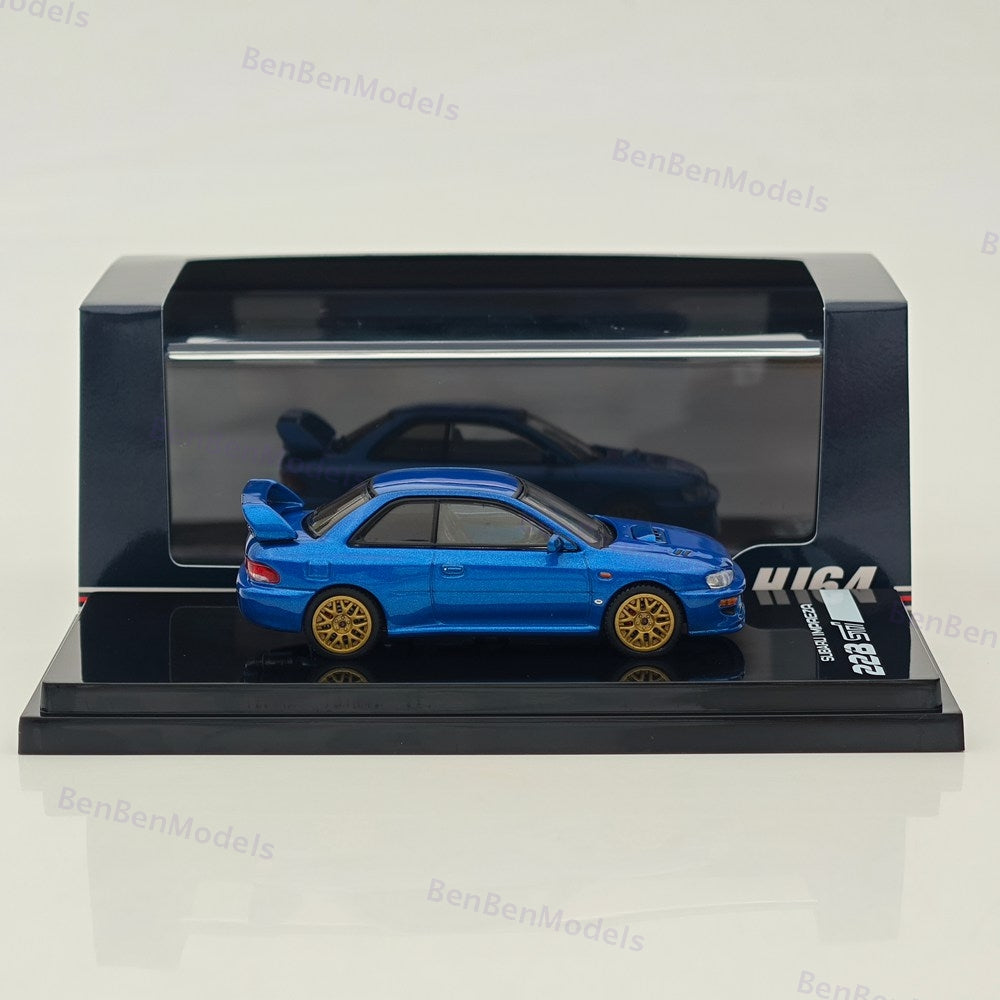 Hobby Japan 1/64 SUBARU Impreza 22B STi Version GC8 HJ646041BL BLUE Diecast