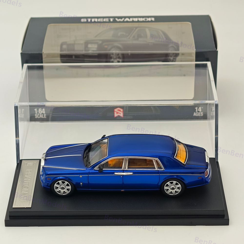 1:64 SW Rolls-Royce Phantom VII 7 Luxury Sedan Sports Model Diecast Metal Car