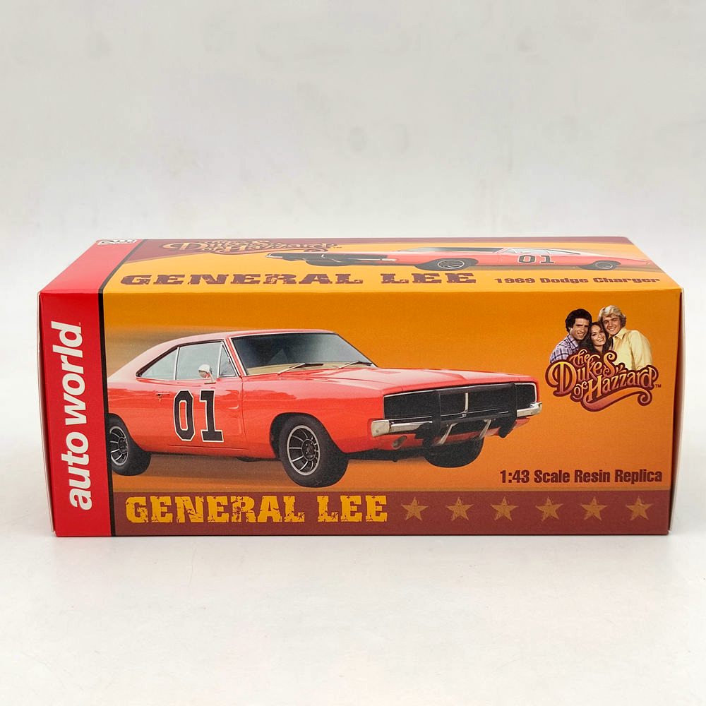 Auto World 1:43 1969 Dodge Charger General Lee Red AWRSS1151 Limited Edition