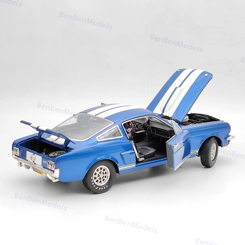 Cobra 1:18 Ford Mustang Shelby GT 350 1966 Blue DC35002 Metal Collectibles Used