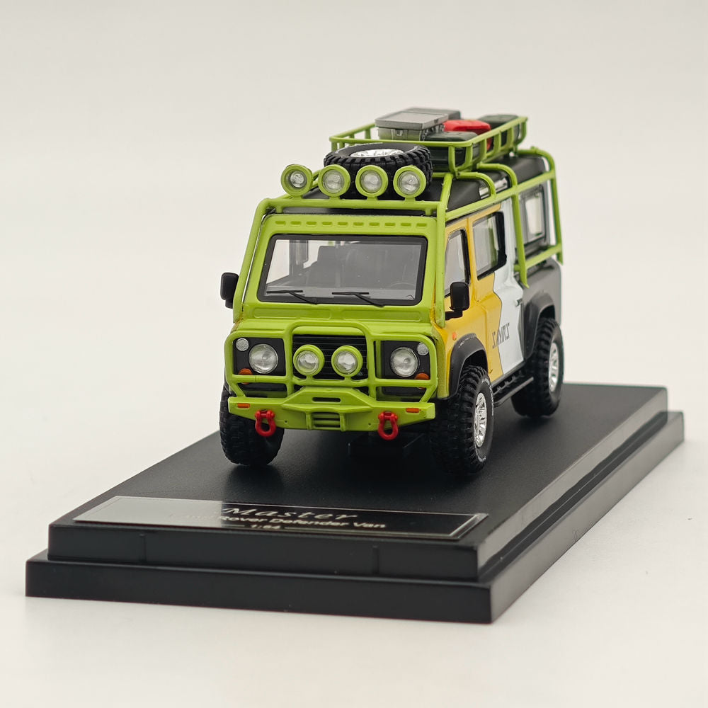Master 1:64 Land Rover Defender Van Diecast Jouets Modèles de Voitures Miniatures Hobby Cadeaux à Collectionner Moon Eye