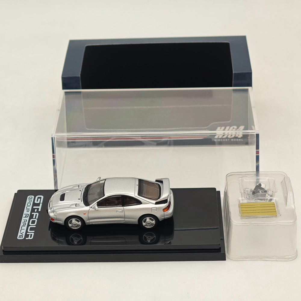 1/64 Hobby Japan Toyota CELICA GT-FOUR WRC Edition (ST205) w/ Engine HJ641064AS Silver Diecast Models Car Collection Auto Toys Gift In Stock - US