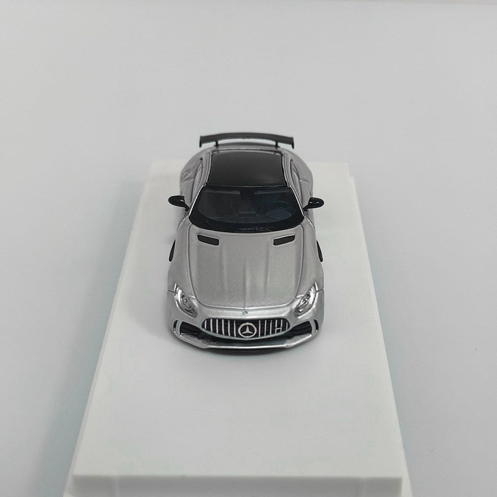 MJ 1/64 Mercedes Benz AMG GTR Double Door Diecast Car Models Collection Cadeaux Édition Limitée