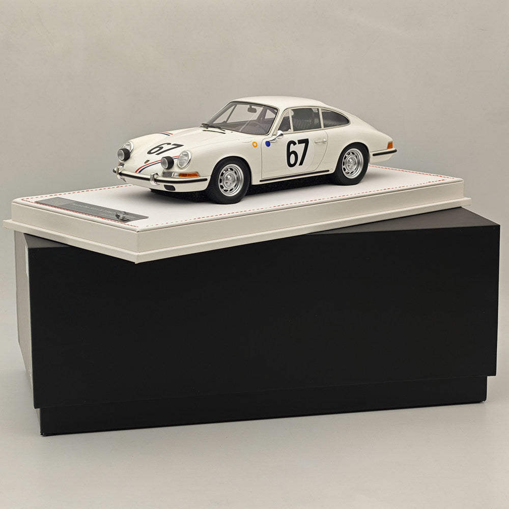 Ivy Merit 1/18 Porsche 911s 1967 Le Mans Blanc 67# Résine de collection de haute qualité