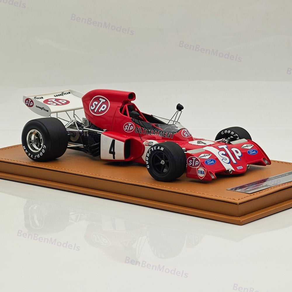 Tecno 1/18 March 721X 1972 Monaco GP Driver Niki Lauda #4 TM18-288D Ltd 100 Pcs
