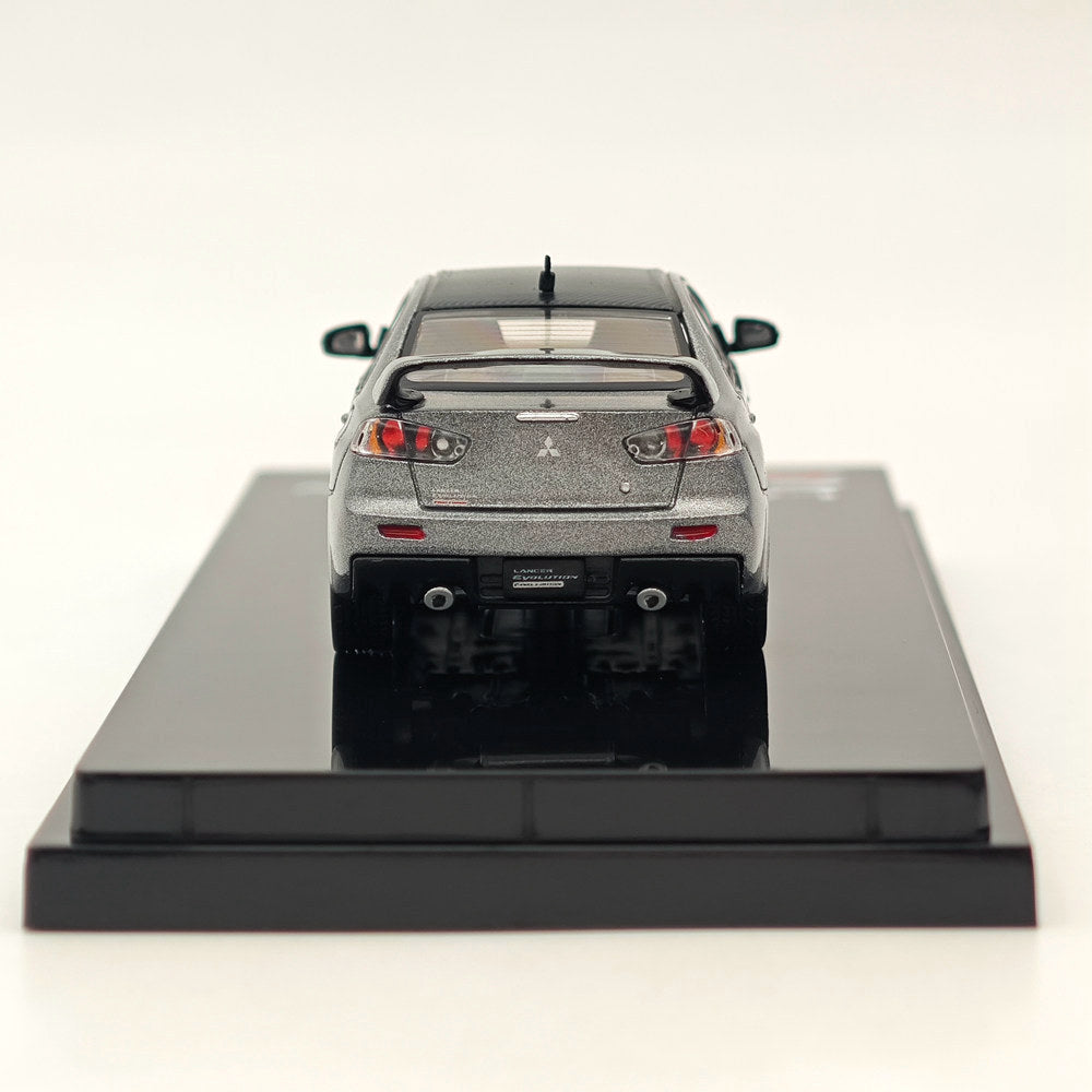 1/64 Hobby Japan Mitsubishi Lancer Evolution X Final Edition Gris (M) Toit en carbone