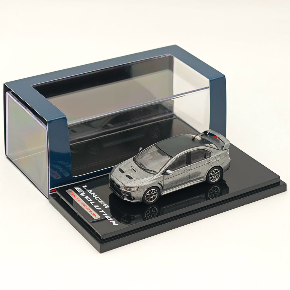 1/64 Hobby Japan Mitsubishi Lancer Evolution X Final Edition Gris (M) Toit en carbone