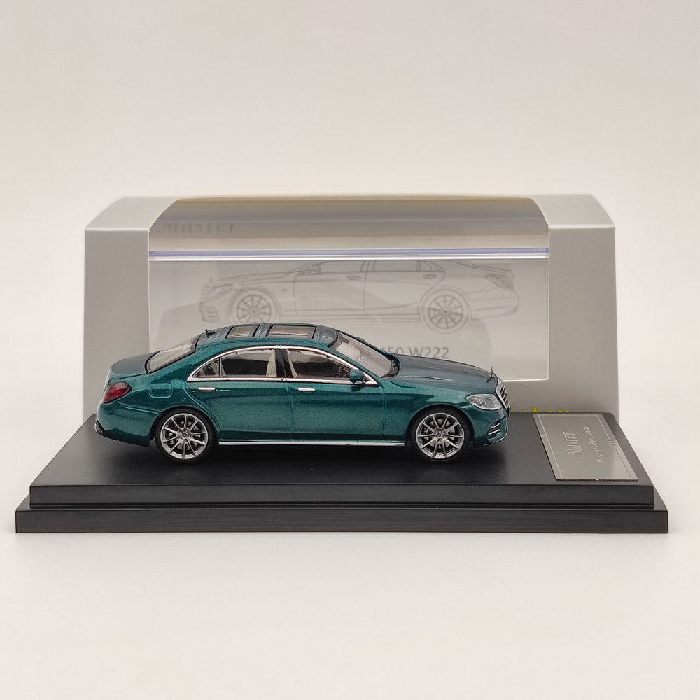 Master 1:64 Mercedes-Benz S450 W222 Police Car Diecast Toys Models Collection Gifts