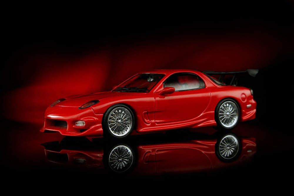Mortal 1:64 Mazda RX7 Veilside Miniature Hobby Diecast Jouets Modèles de Voiture Collection Cadeaux