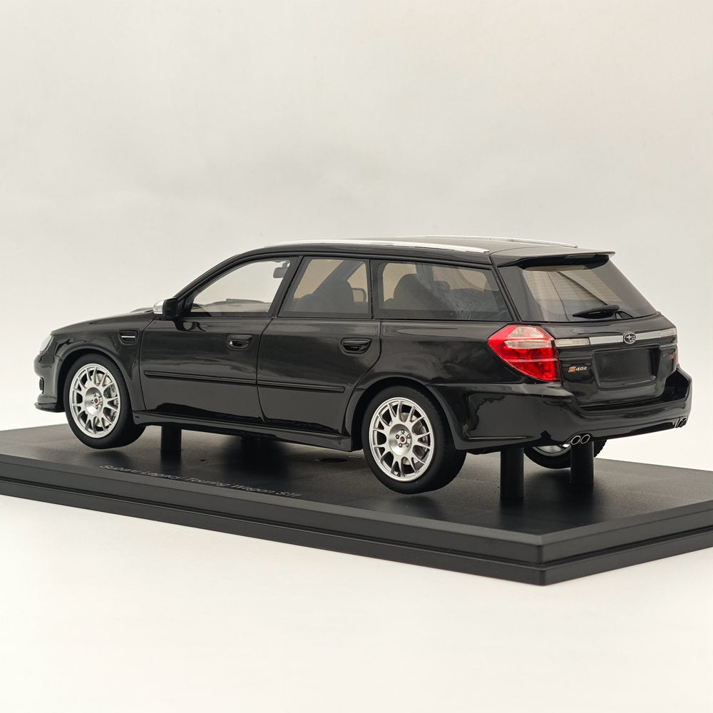 1/18 DNA Collectibles Subaru Legacy Touring Wagon STI S402 Black Resin Model Car Collection Auto Toys Gift