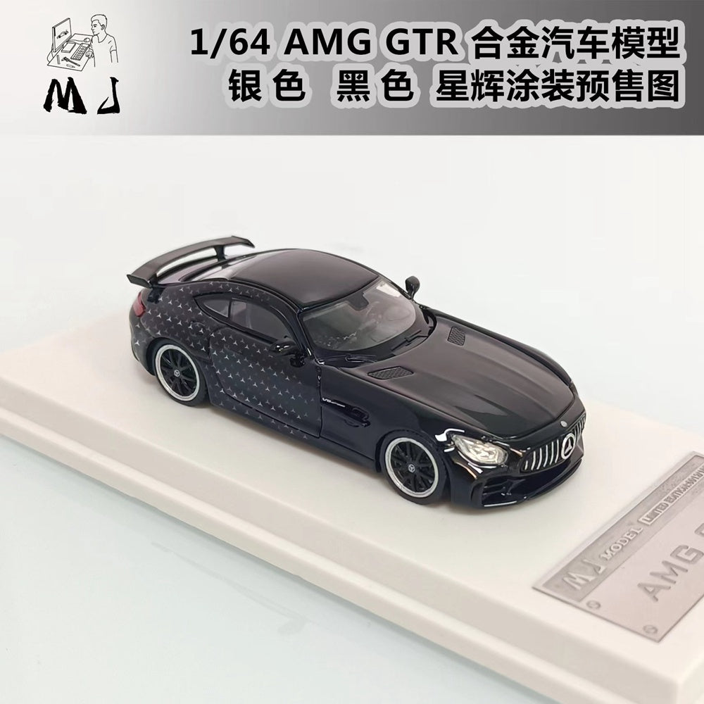LMLF 1:64 Mercedes Benz AMG GTR Starlight Miniature Hobby Gifts Jouets moulés sous pression Collection de modèles de voitures