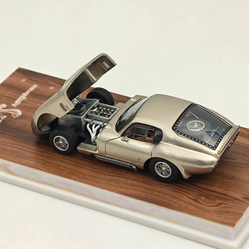 Fine Works 1:64 Shelby Cobra Daytona Coupé Miniature Hobby Jouets moulés sous pression Modèles de voitures Collection Cadeaux