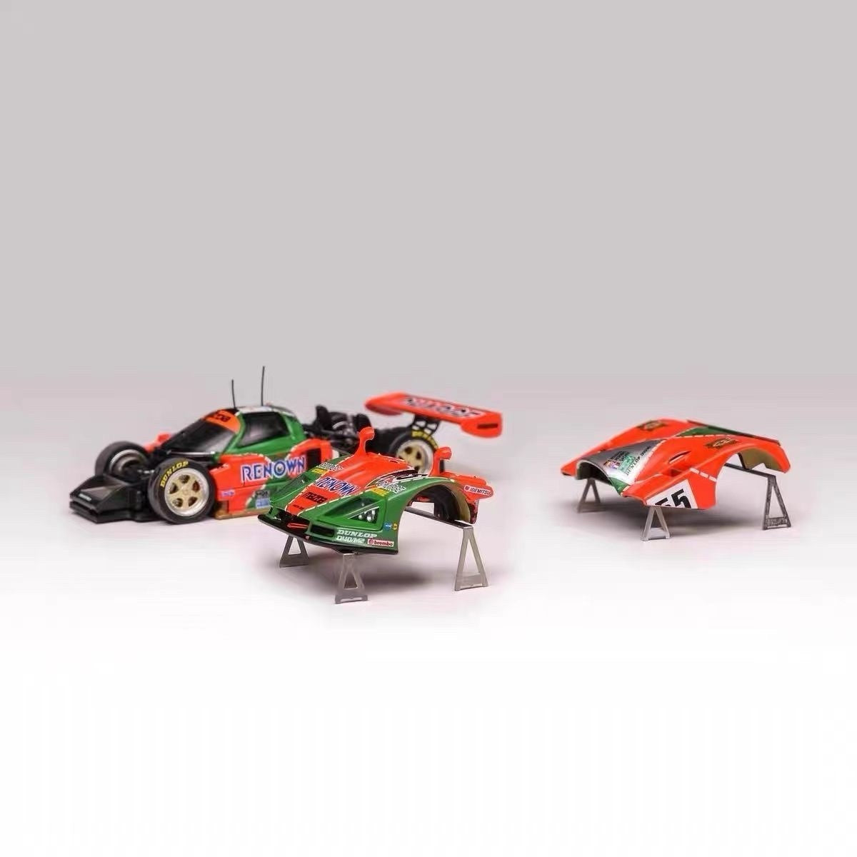 MH 1:64 Mazda 787B Le Mans Winner Diecast Model Front/Rear Removable Collectible