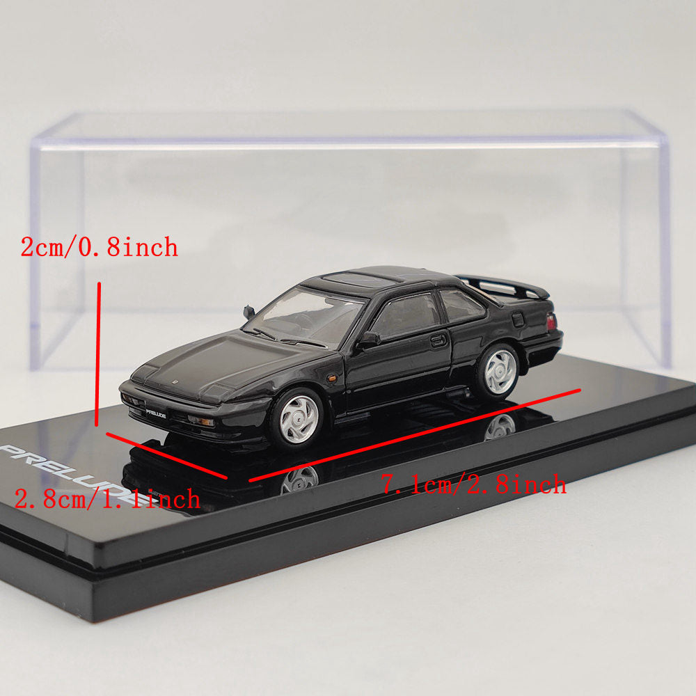 1/64 Hobby Japan Honda PRELUDE 2.0XX 4WS Special Edition Black HJ642002ABK Diecast Toys Car Gift