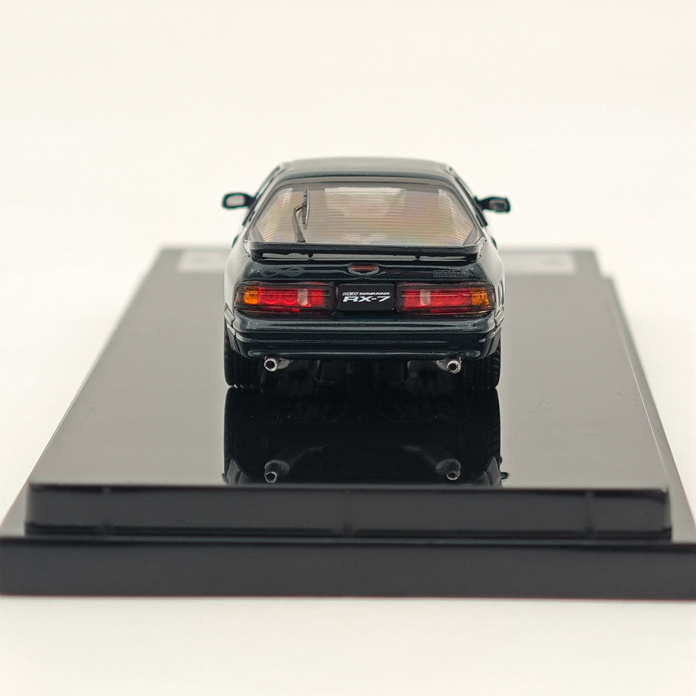 Hobby Japan 1:64 Mazda RX-7 (FC3S) Infini Shade Green HJ641043FGR Modèles moulés sous pression Collection de voitures