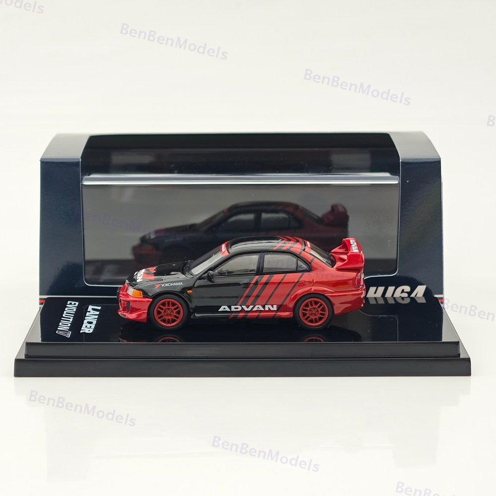 Hobby Japan 1/64 Mitsubishi Lancer GSR Evolution 1998 YOKOHAMA ADVAN HJ642032AV