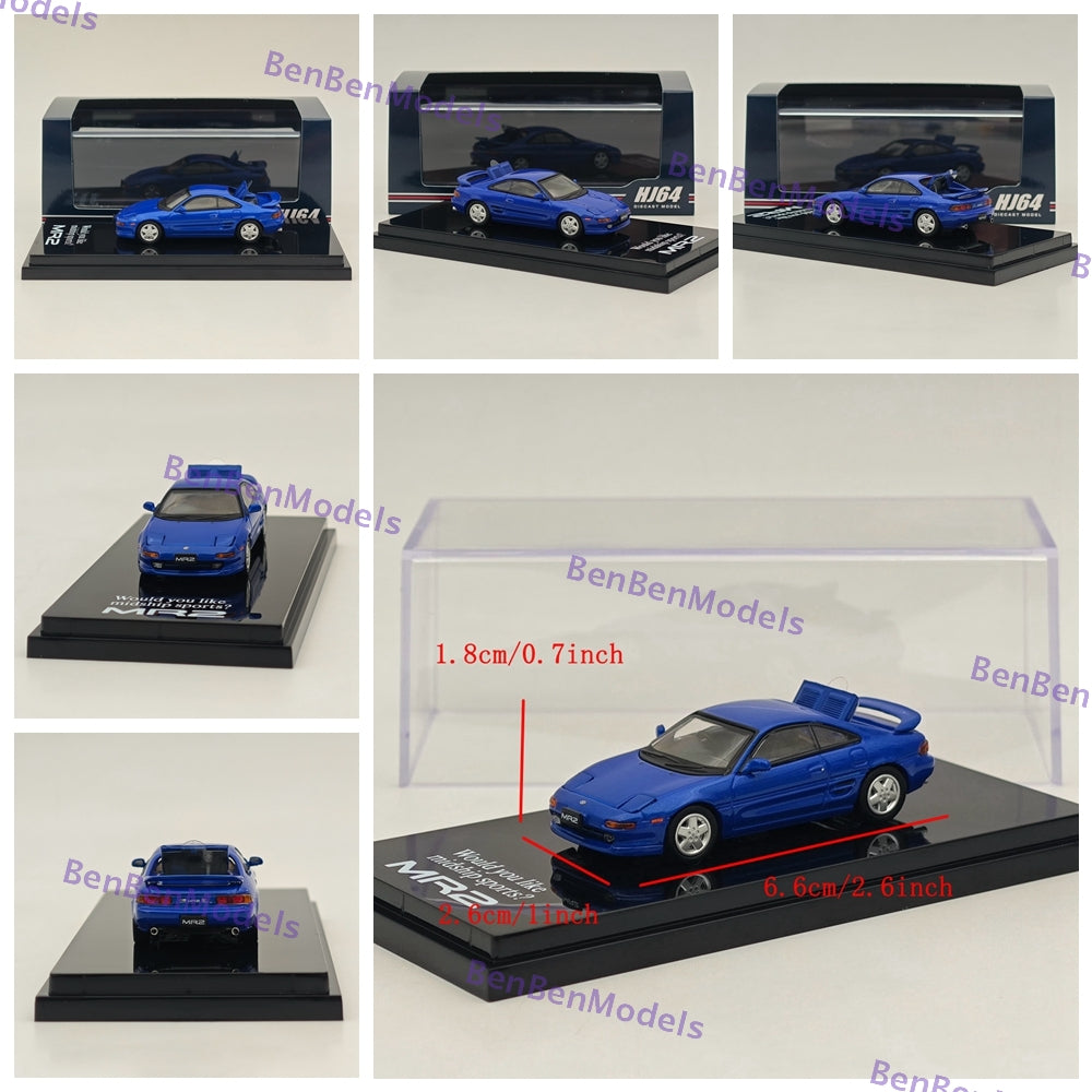 Modèle réduit de voiture moulé sous pression Hobby Japan Toyota MR2 (SW20) GT-S 1993, collection limitée, échelle 1/64